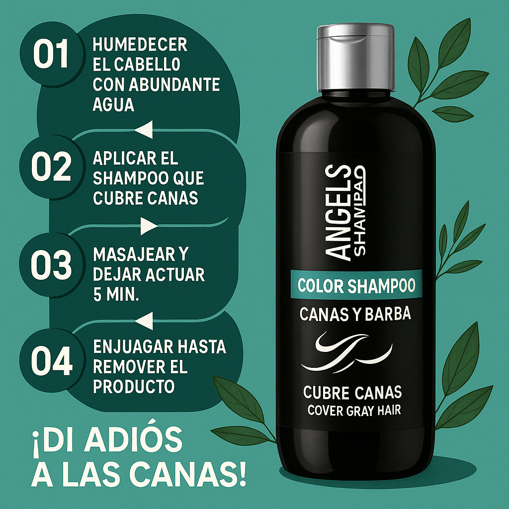 SHAMPOO CUBRECANAS + COLAGENO Y EXFOLIANTE