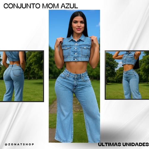 Conjunto Mom Azul