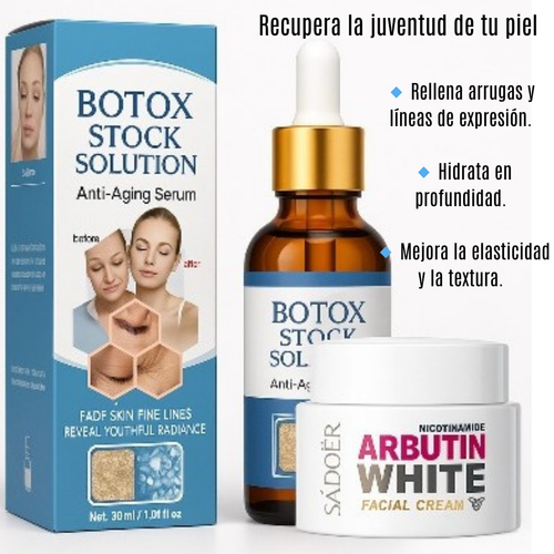 BOTOX STOCK SOLUTION + ARBUTIN WHITE CREAM