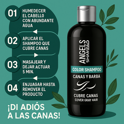 SHAMPOO CUBRECANAS + COLAGENO Y EXFOLIANTE